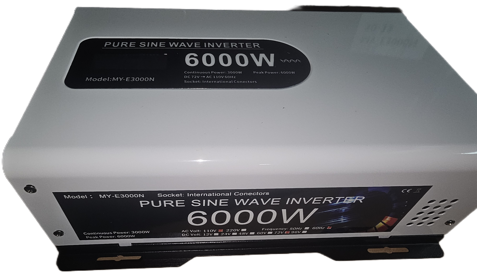 INVERSOR DC-AC 72V A 120V- 6000W